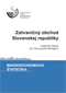 Zahraničný obchod Slovenskej republiky/FOREIGN TRADE OF THE SLOVAK REPUBLIC