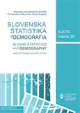 Slovenská štatistika a demografia 4/2019 / Slovak Statistics and Demography 4/2019